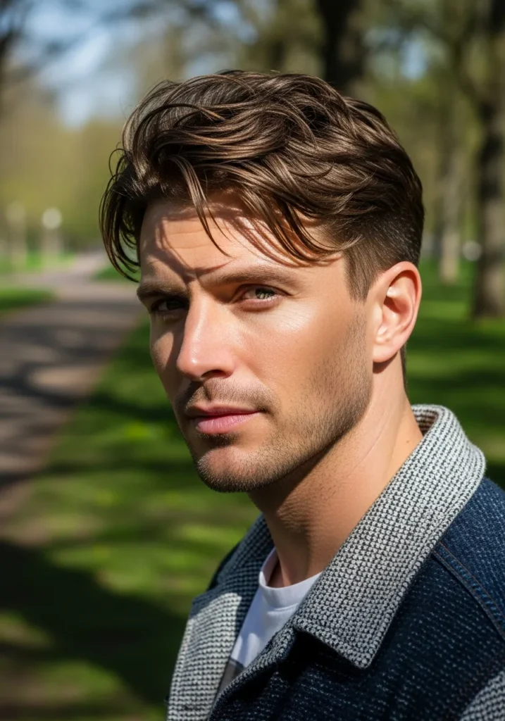 23 Trendy Flow Haircut Ideas for Men 3 Textured Flow Haircut