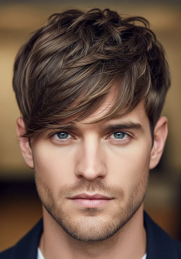 22 Volumizing Haircuts for Thin Hair Men 16 Textured Fringe Haircut