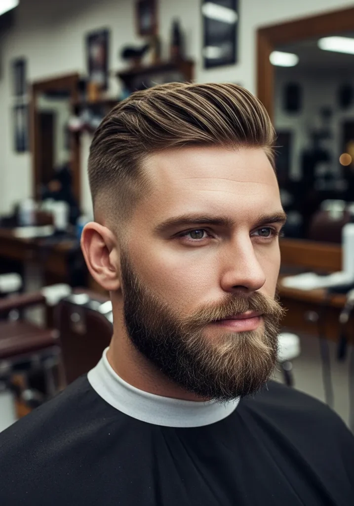  Undercut with Beard