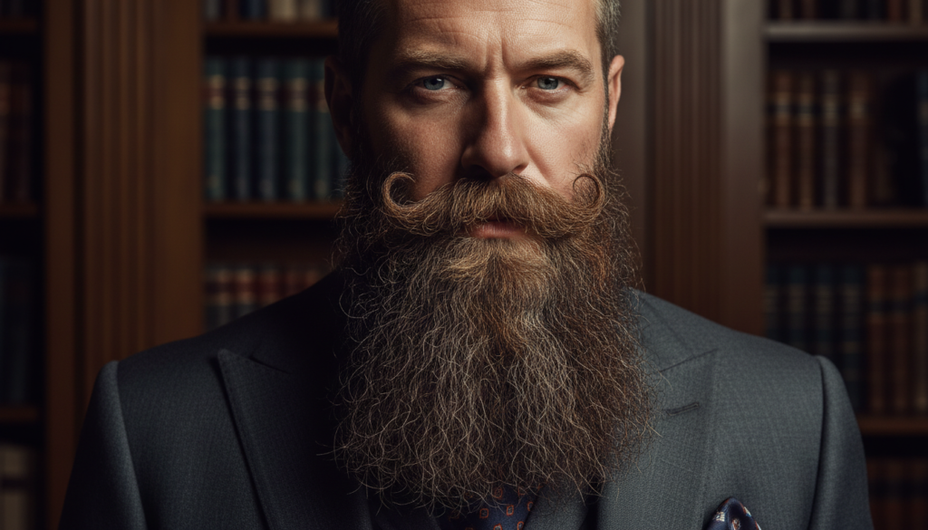 25 Long Beard Hairstyles for Men 15 image 252