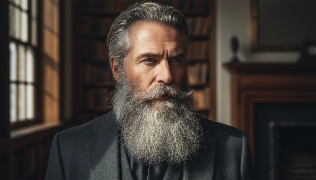 25 Long Beard Hairstyles for Men 21 image 254