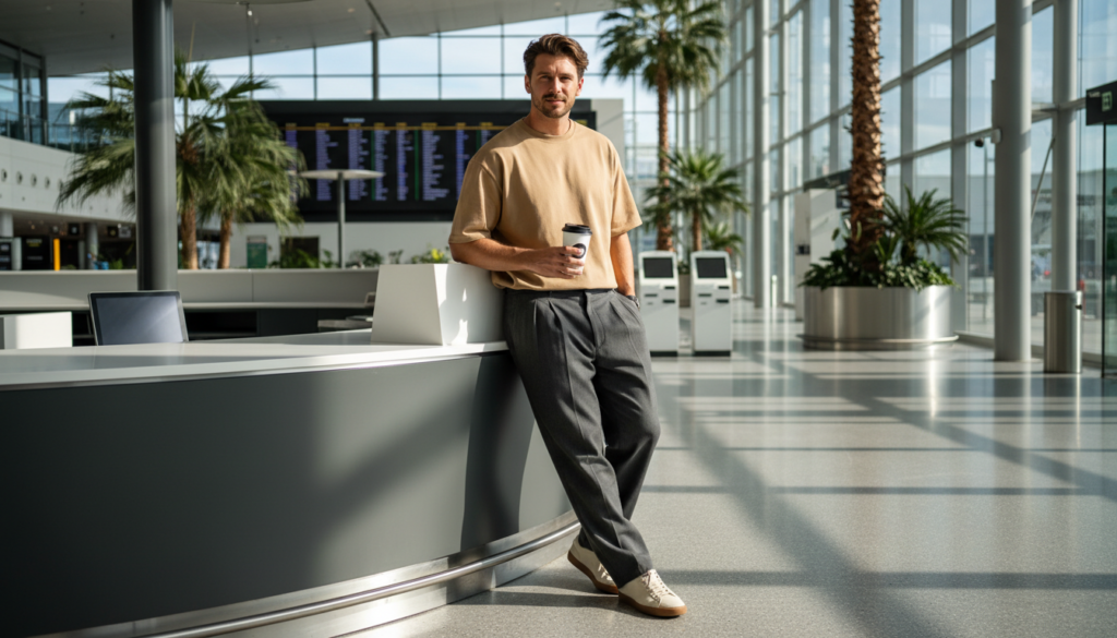 20 Airport Outfit Ideas for Stylish Men 13 image 472