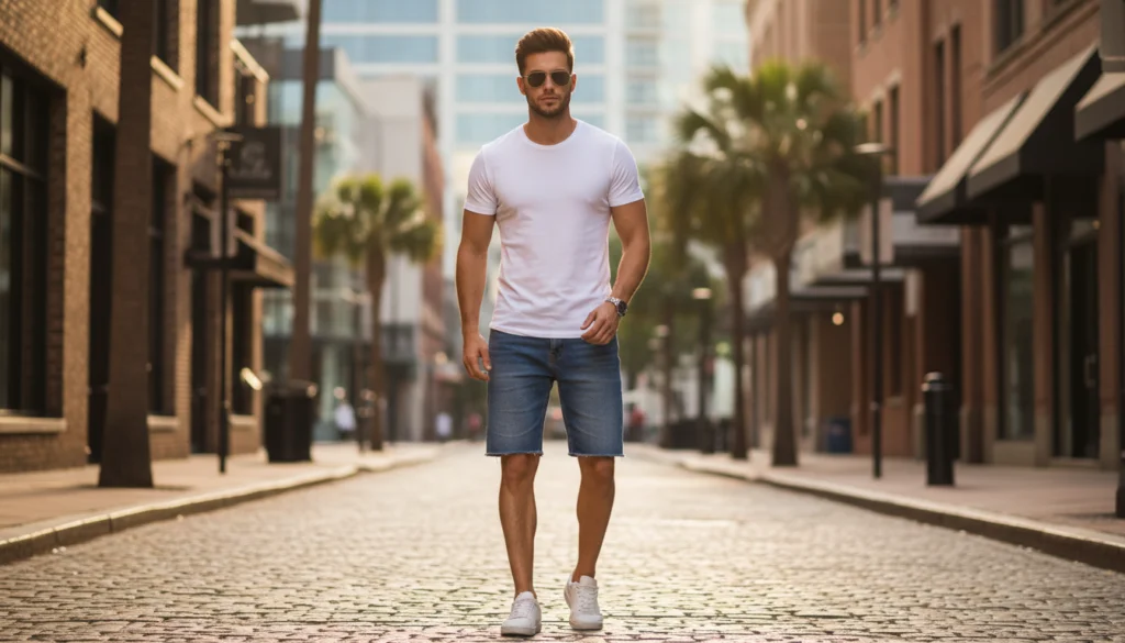 20 Denim Shorts Outfits for Trendy Men 2 image 524