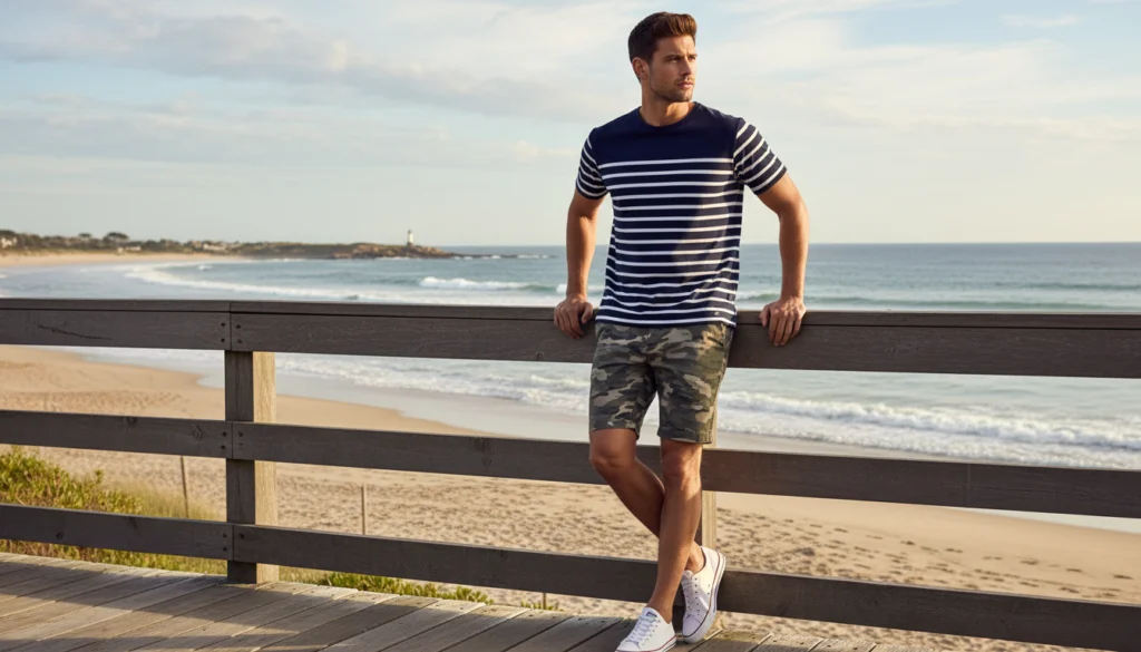 25 Stylish Camo Shorts Outfits for Men to Rock This Summer 16 image 549
