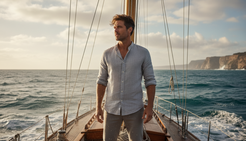 24 Best Men's Linen Shirts to Stay Cool This Summer 8 image 615