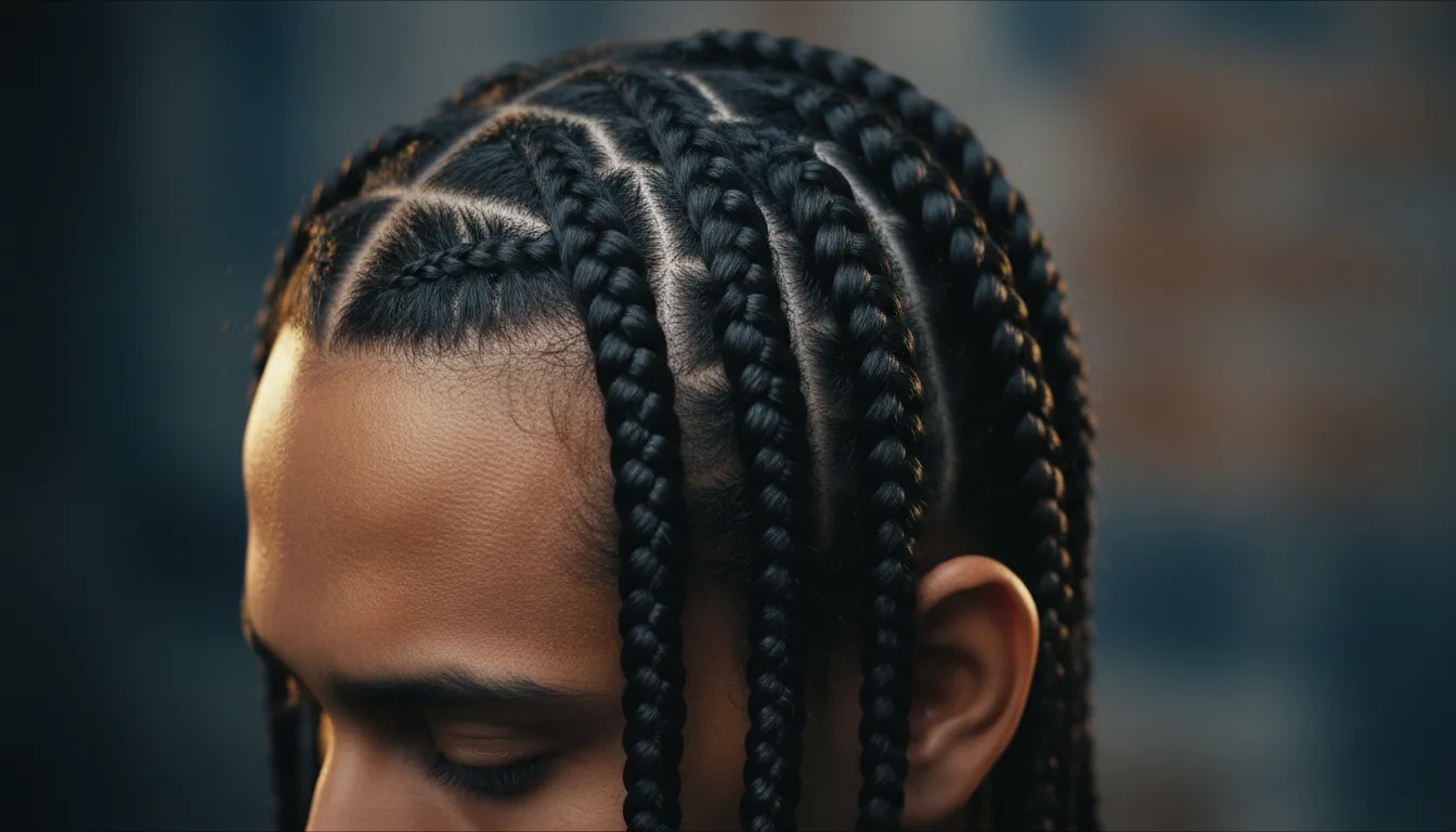 seamless feed in cornrows