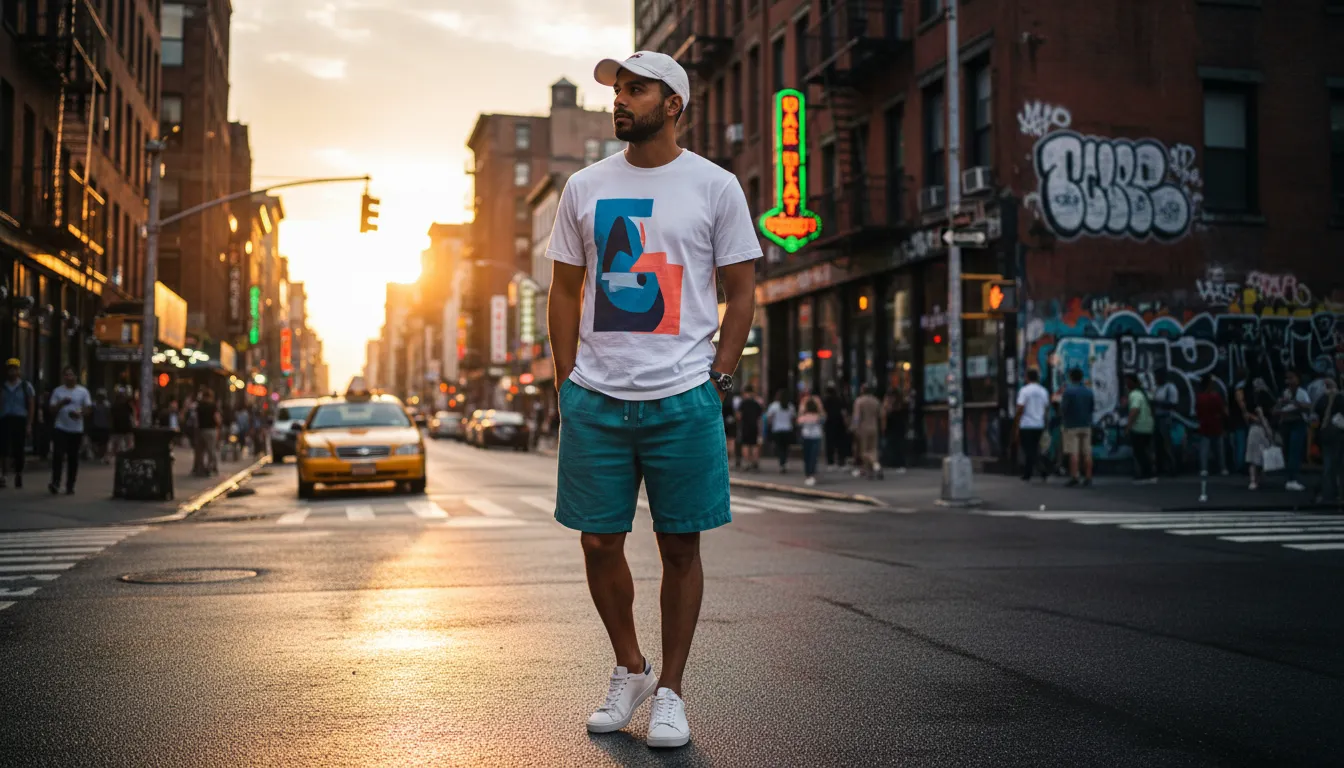 Linen Shorts Outfits For Men