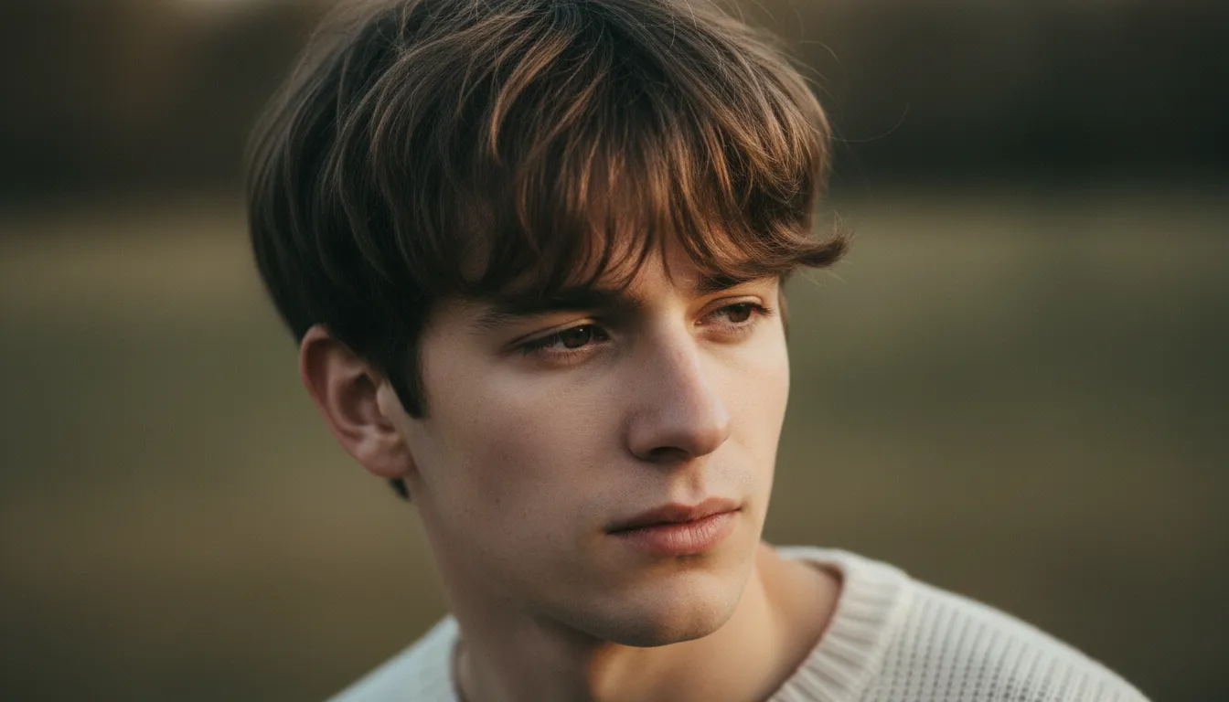 Right-click to download textured bowl cut