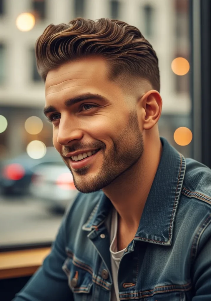 Wavy Undercut Pompadour