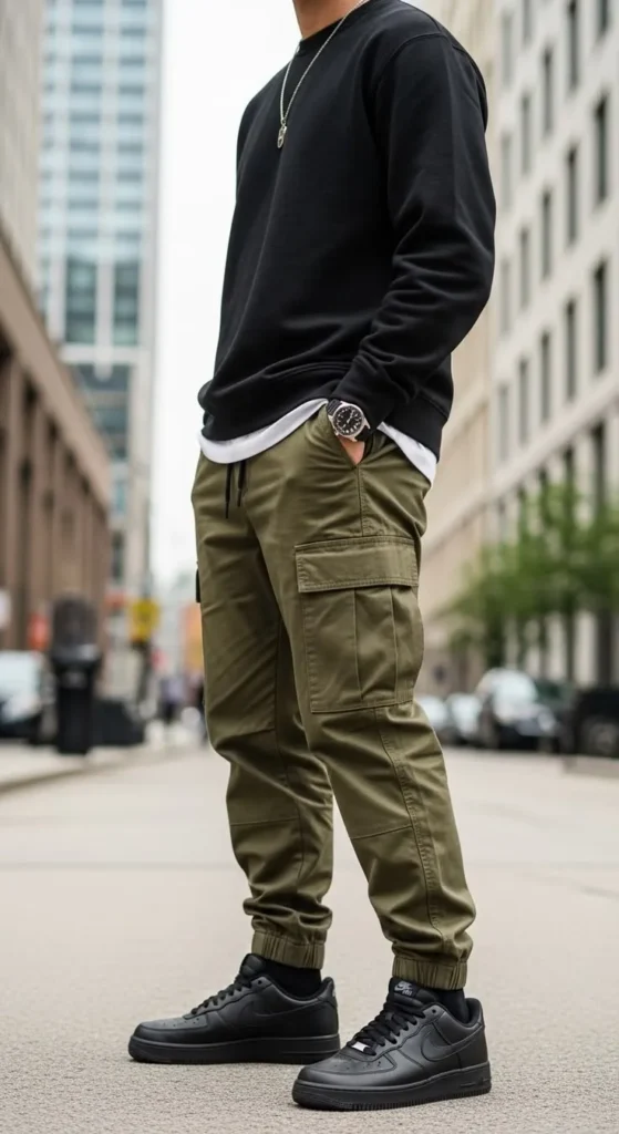 25 Men Jogger Pants Outfit Ideas 17 5c5b9fae563a9e3ec9e11f7a47fab47e