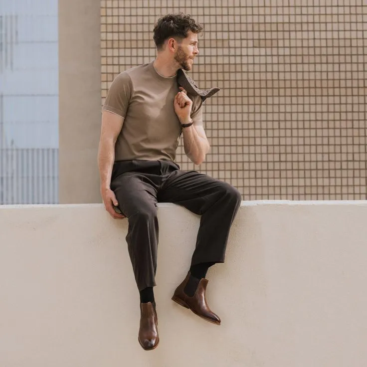 23 Best Korean Street Style Outfits for Men 4 Chelsea Boots with Slim Slacks
