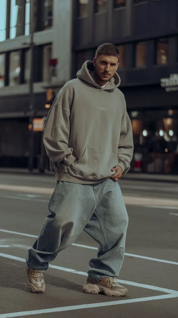 23 Best Korean Street Style Outfits for Men 3 Graphic Oversized Hoodie