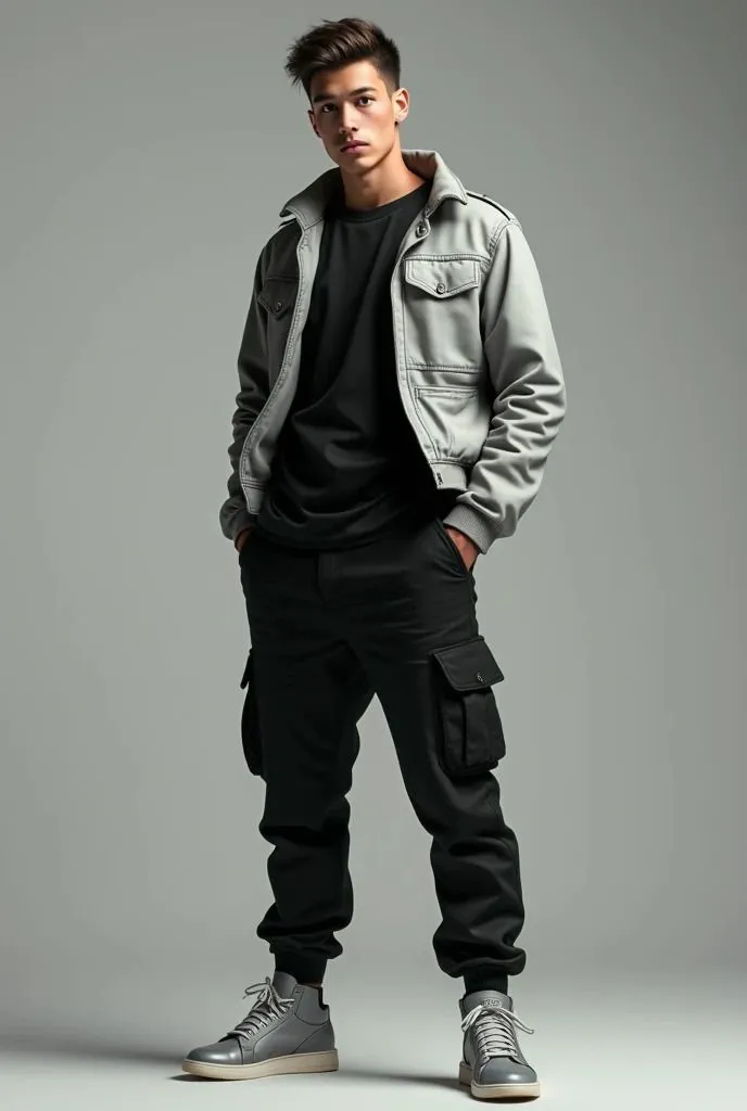 Minimalist Monochromatic Techwear