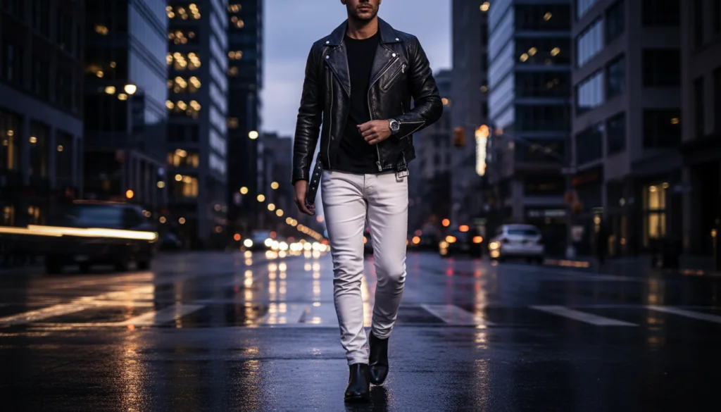 24 Cool White Pants Outfits for Men 4 image 100