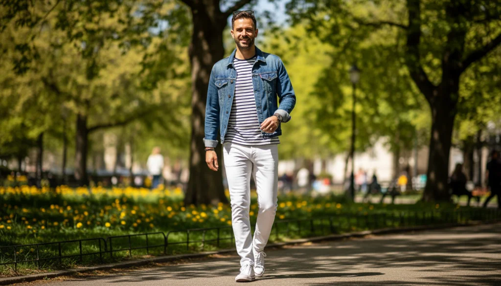 24 Cool White Pants Outfits for Men 7 image 101