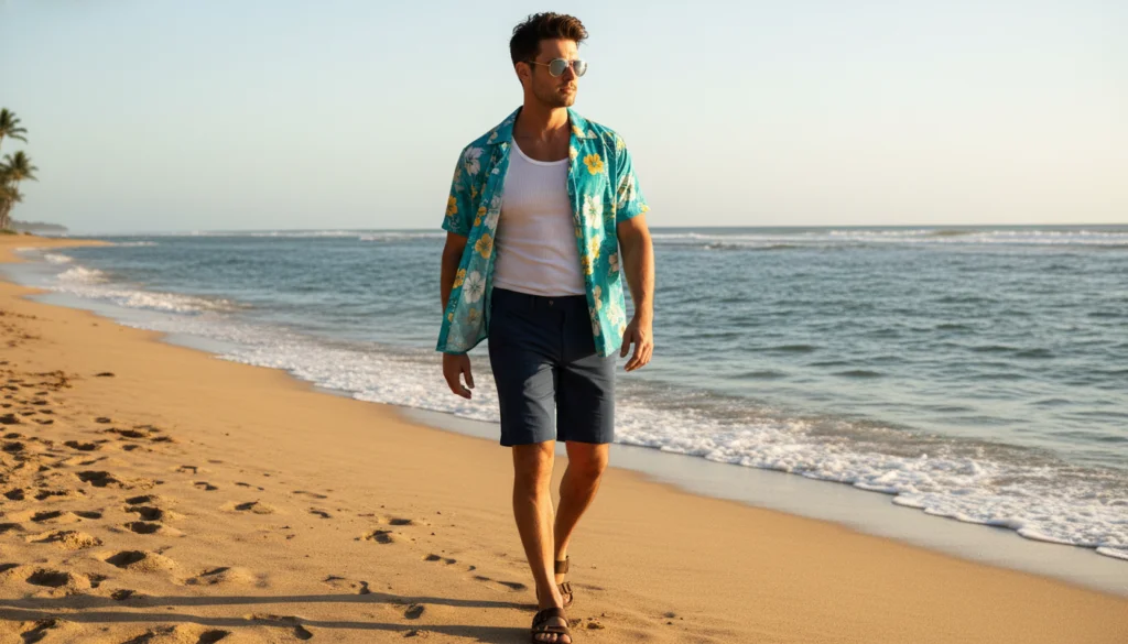 25 Hawaiian Shirt Outfit Ideas for Men 2 image 1011
