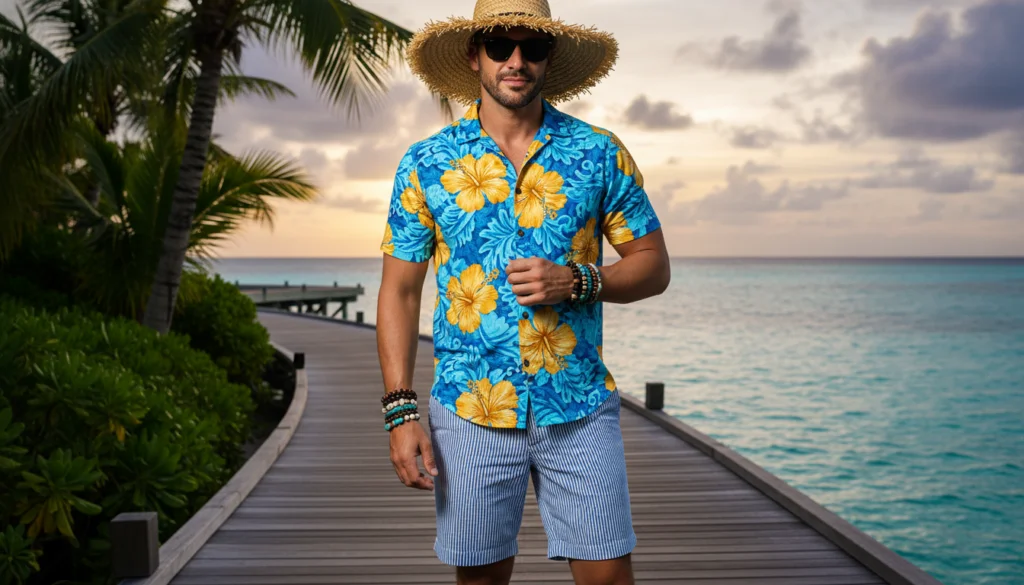 25 Hawaiian Shirt Outfit Ideas for Men 23 image 1019