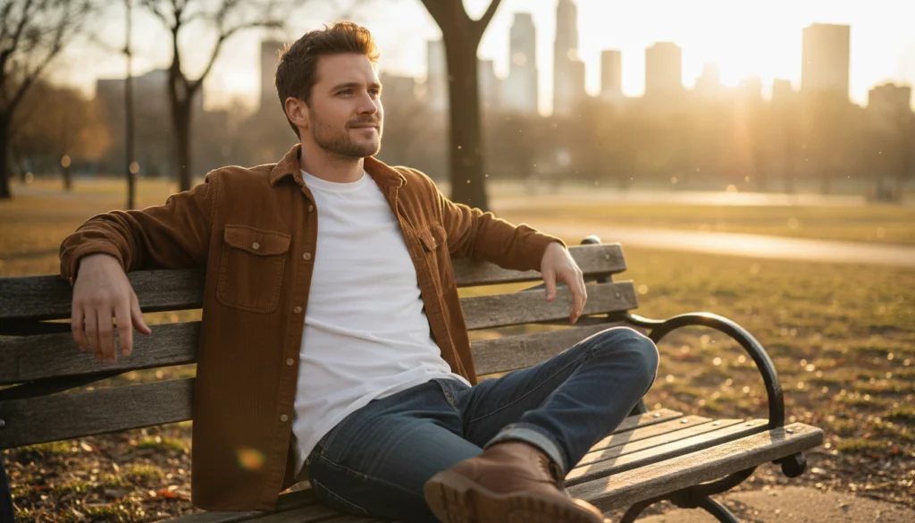 24 Dark Blue Jeans Outfit Ideas for Men 14 image 1048