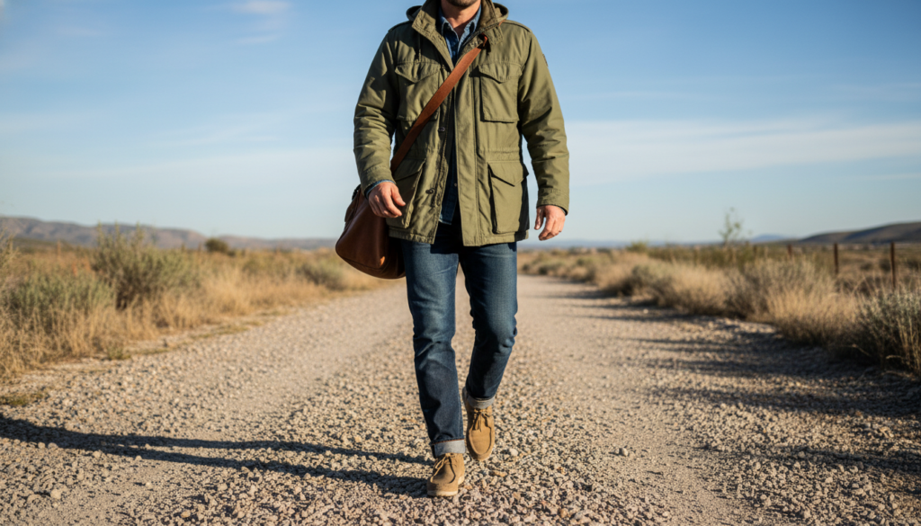 24 Dark Blue Jeans Outfit Ideas for Men 11 image 1058