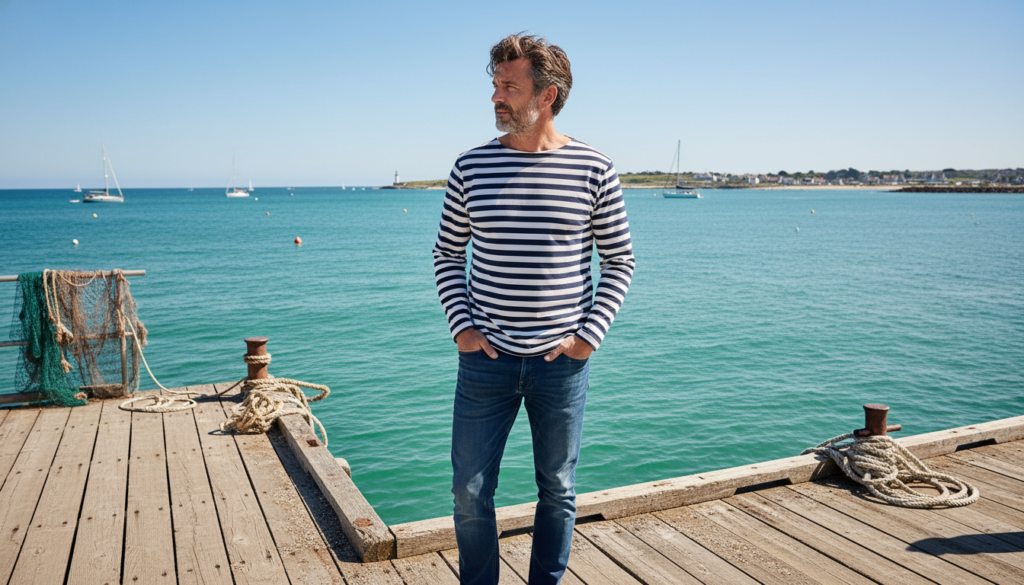 24 Dark Blue Jeans Outfit Ideas for Men 16 image 1059