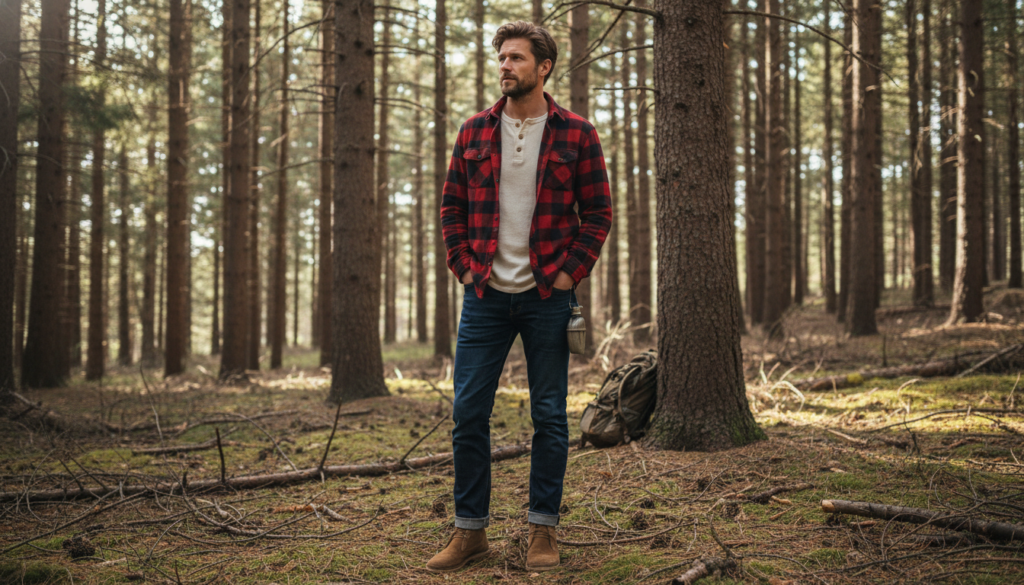 24 Dark Blue Jeans Outfit Ideas for Men 9 image 1062