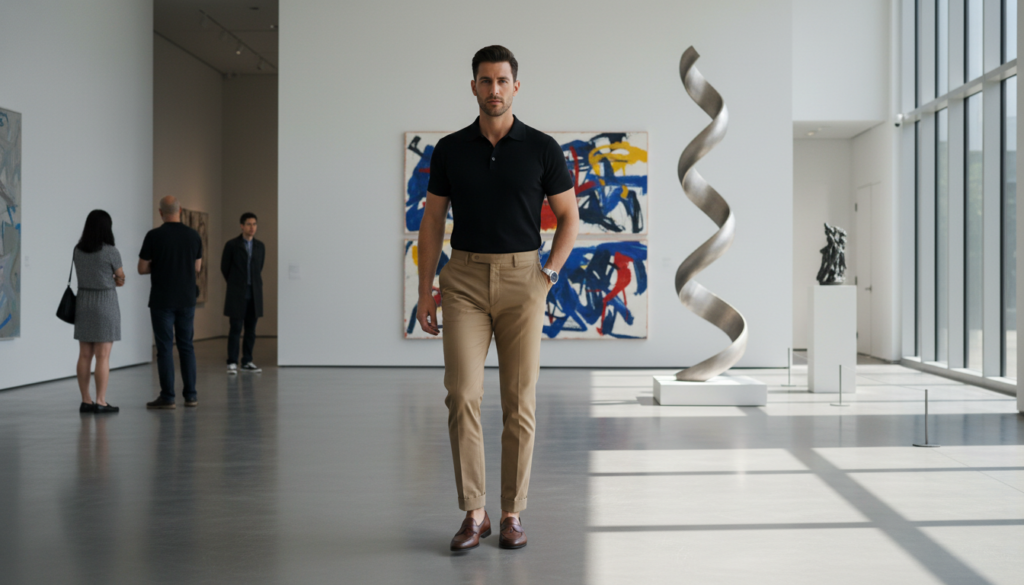 23 Best Khaki Pants Outfit Ideas for Men 6 image 1088