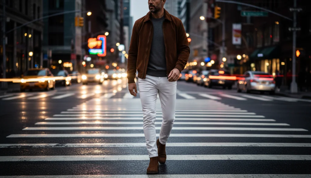 24 Cool White Pants Outfits for Men 17 image 109