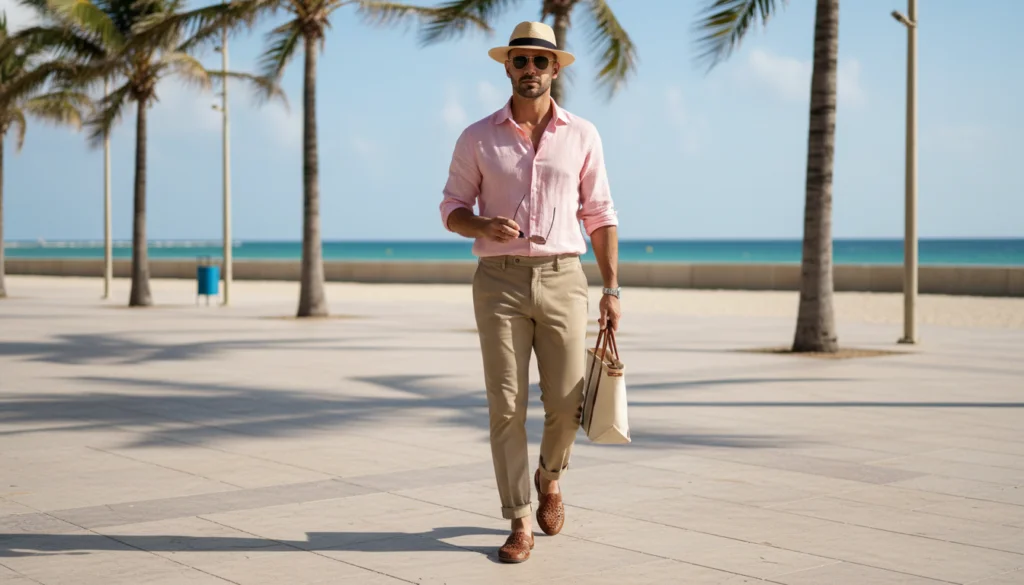 23 Best Khaki Pants Outfit Ideas for Men 14 image 1092