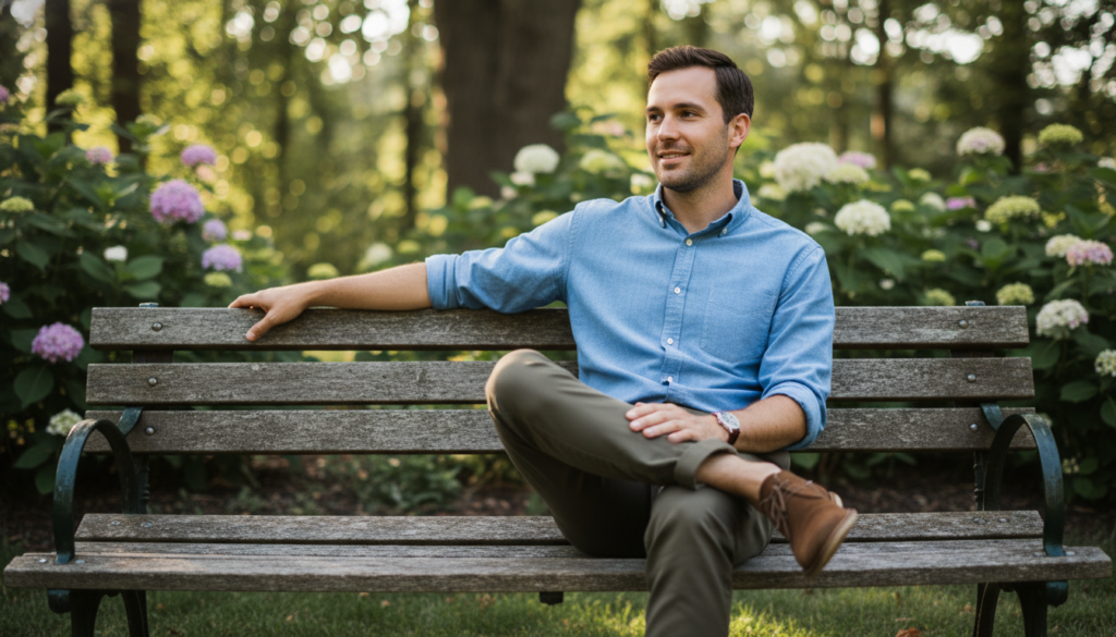 23 Best Khaki Pants Outfit Ideas for Men 5 image 1095