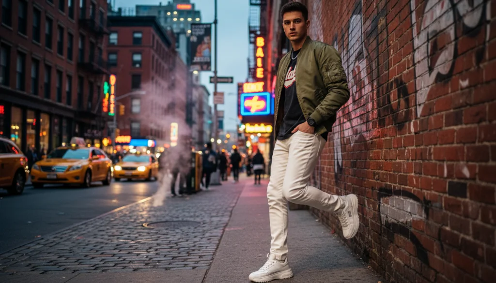 24 Cool White Pants Outfits for Men 10 image 116