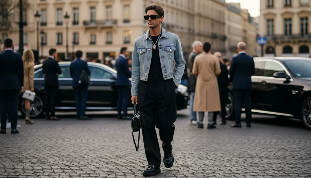 24 Stylish Denim Jacket Outfit Ideas for Men 24 image 1161