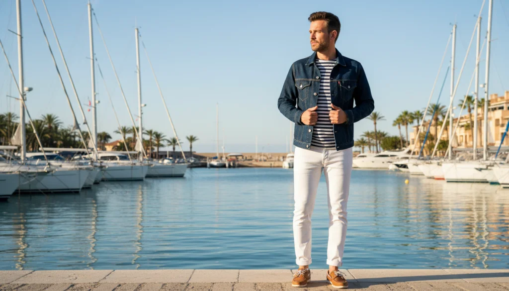 24 Stylish Denim Jacket Outfit Ideas for Men 16 image 1162