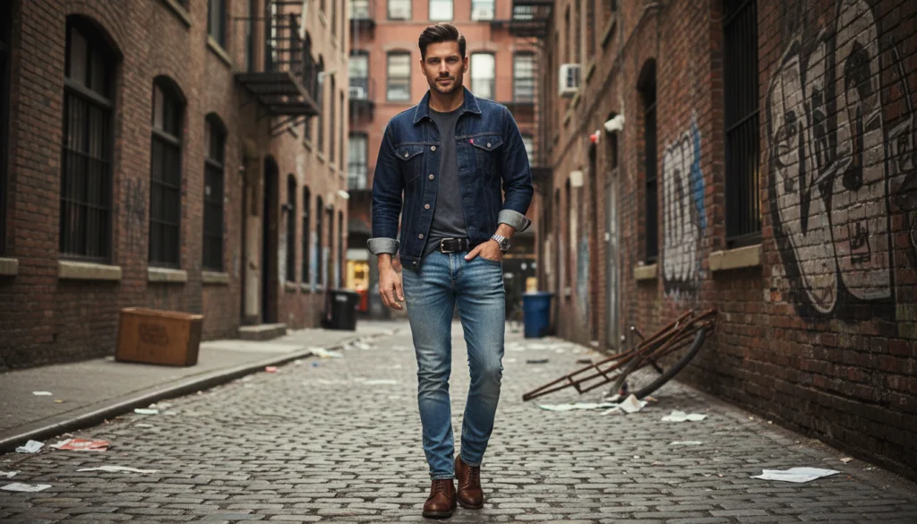 24 Stylish Denim Jacket Outfit Ideas for Men 3 image 1163
