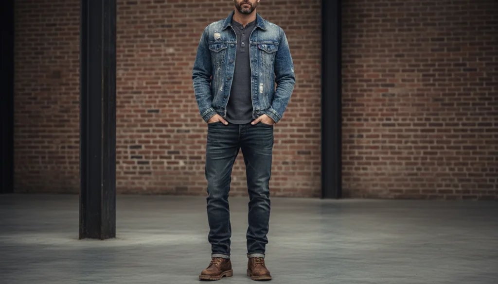 24 Stylish Denim Jacket Outfit Ideas for Men 23 image 1164