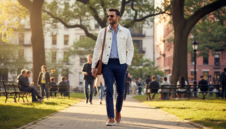 Denim Jacket Outfit Ideas for Men
