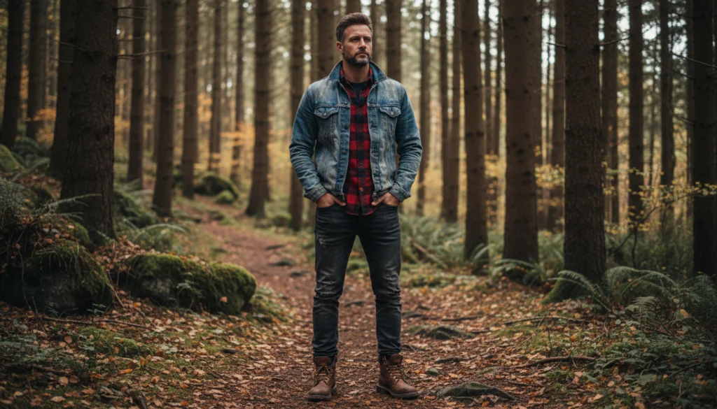 24 Stylish Denim Jacket Outfit Ideas for Men 10 image 1176