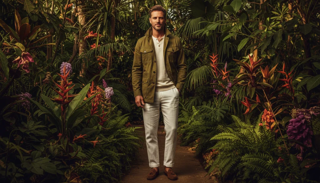 24 Cool White Pants Outfits for Men 14 image 118