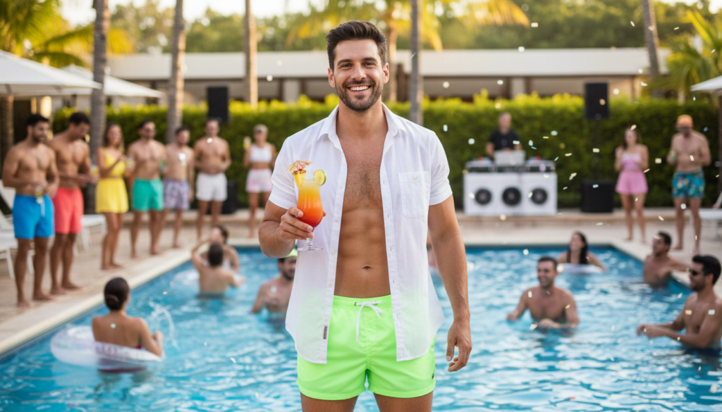 24 Men’s Pool Party Outfit Ideas 15 image 122
