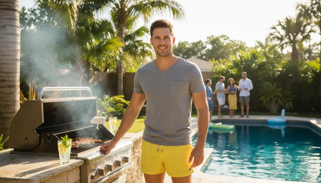 24 Men’s Pool Party Outfit Ideas 21 image 126