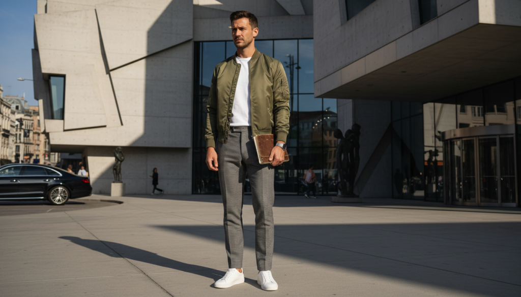 25 Bomber Jacket Outfit Ideas for Men 25 image 1274