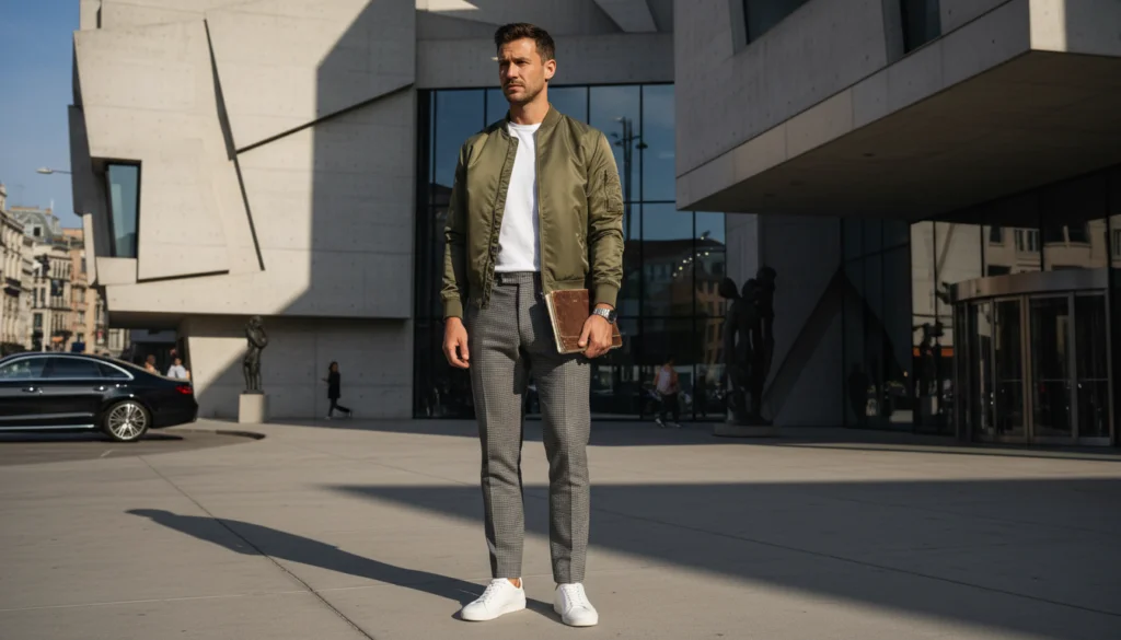 25 Bomber Jacket Outfit Ideas for Men 25 image 1274