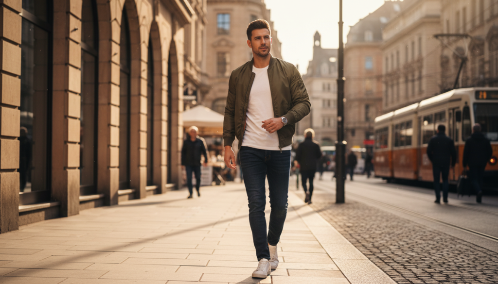 25 Bomber Jacket Outfit Ideas for Men 2 image 1276