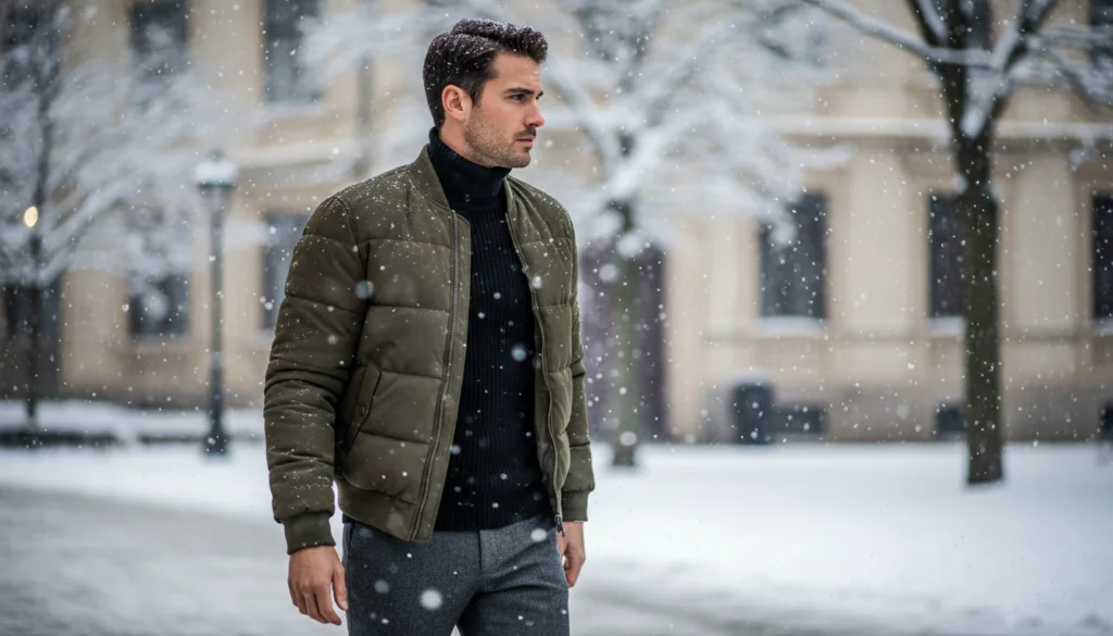 25 Bomber Jacket Outfit Ideas for Men 16 image 1277
