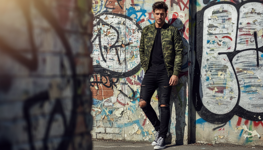 25 Bomber Jacket Outfit Ideas for Men 11 image 1290