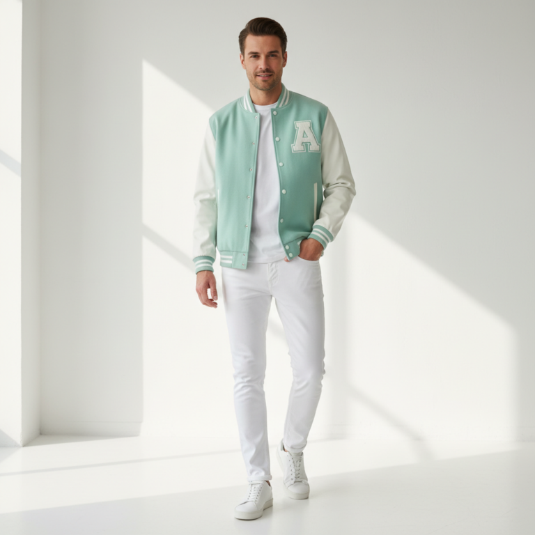 Varsity Jacket Outfit Ideas For Men