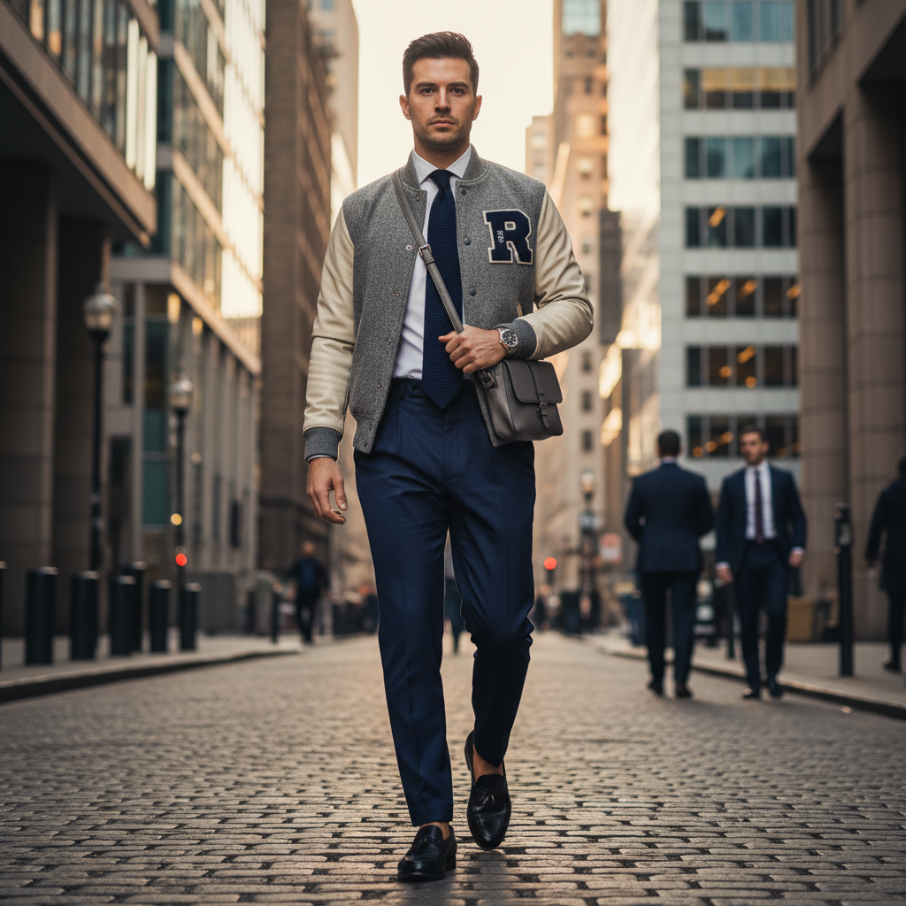 21 Varsity Jacket Outfit Ideas for Men 13 image 1307