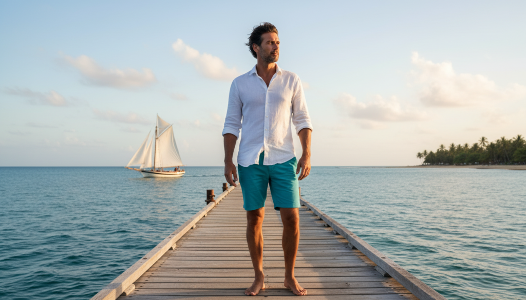 20 Relaxed Vacation Outfits for Men 20 image 131
