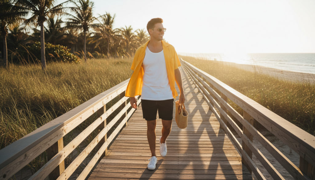 20 Relaxed Vacation Outfits for Men 19 image 143