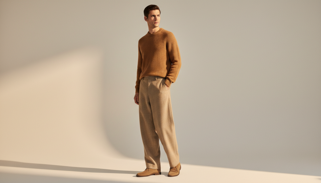 20 Wide Leg Pants Outfit Ideas for Men 6 image 352