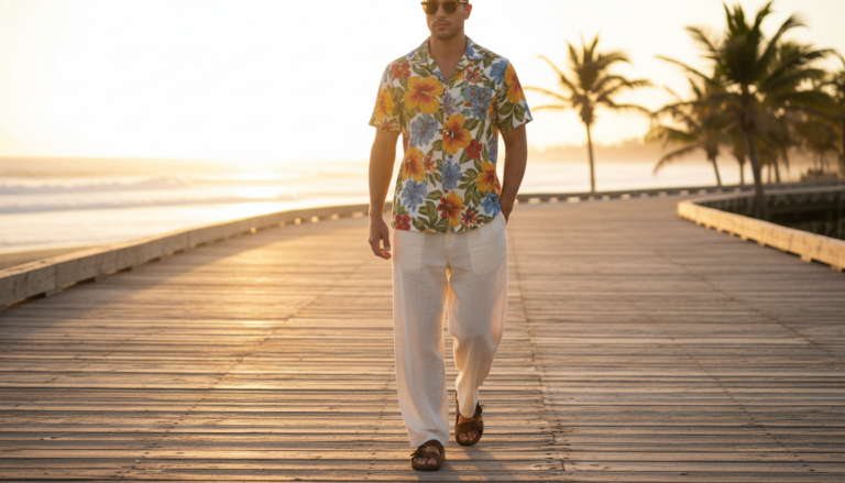 Wide Leg Pants Outfit Ideas for Men